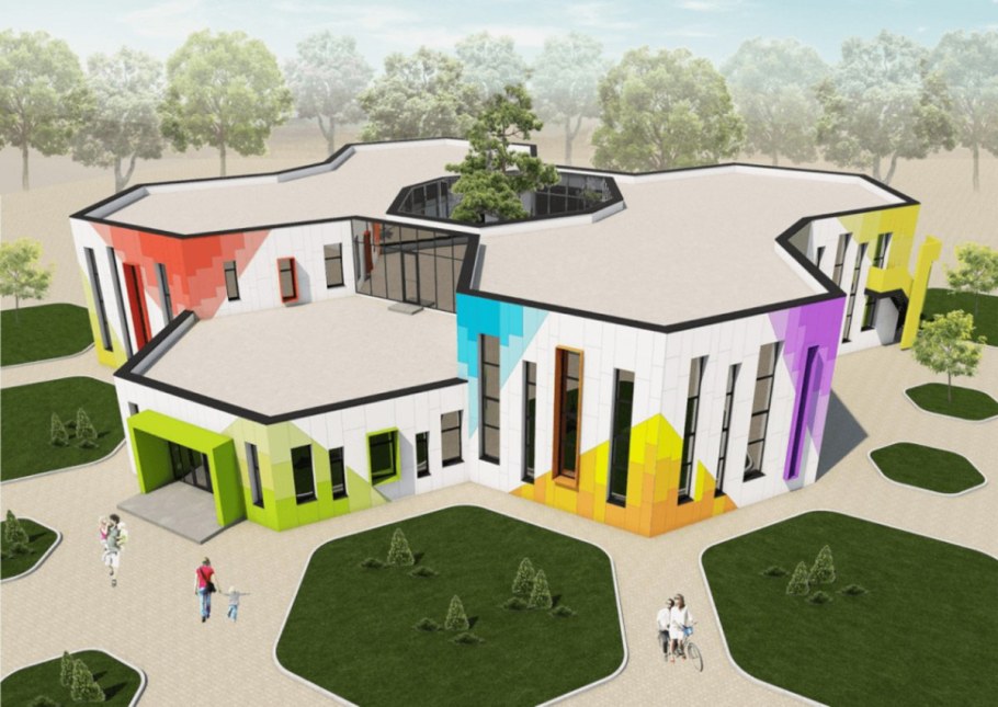 Современные детские сады архитектура