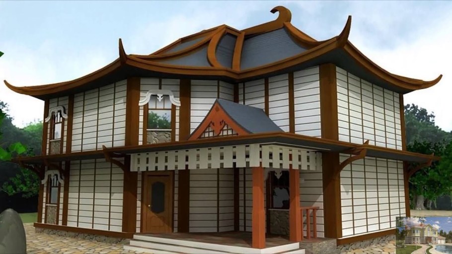 Здания в японском стиле