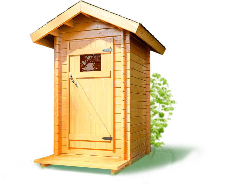 Деревянный туалет