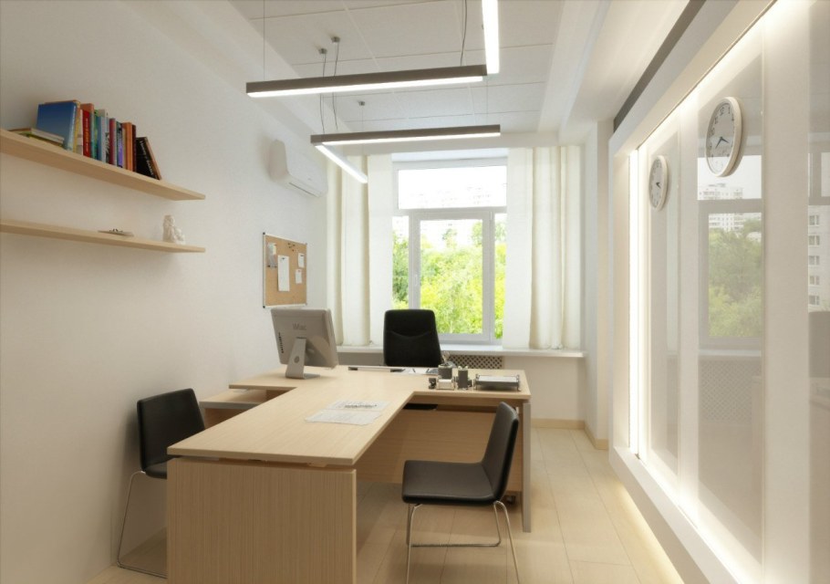 Интерьер небольшого офиса