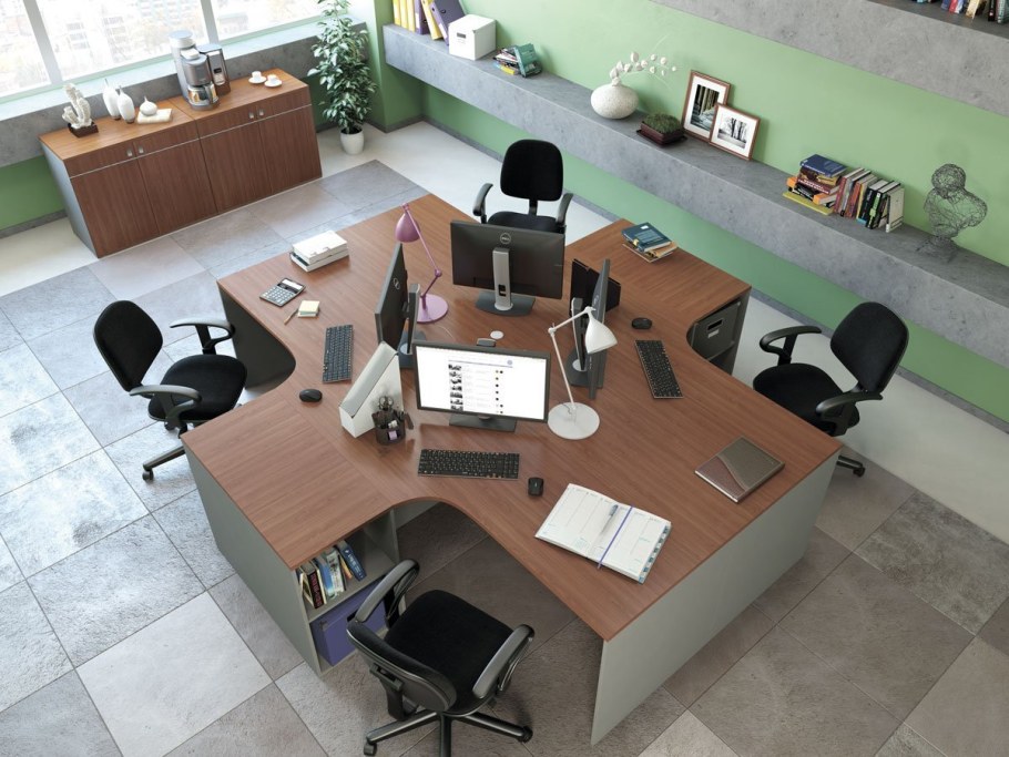 Расположение столов в офисе на 5 человек