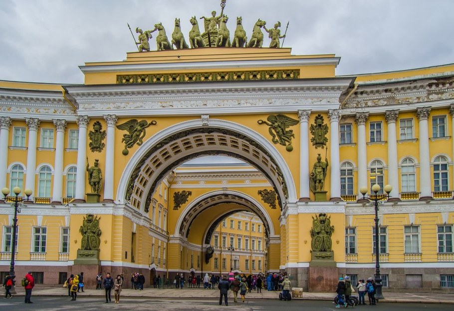 Триумфальная арка генерального штаба Санкт-Петербург