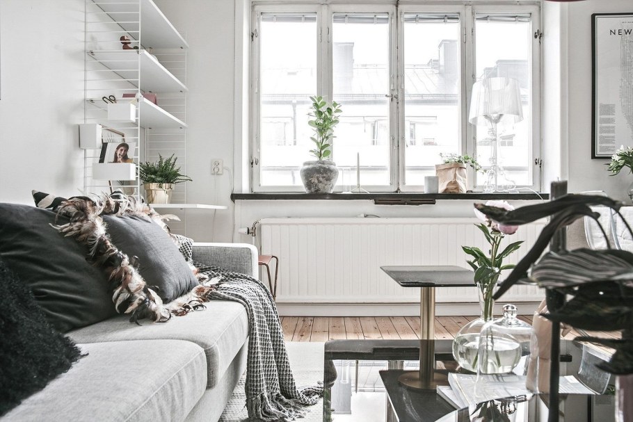 Подоконники в скандинавском интерьере