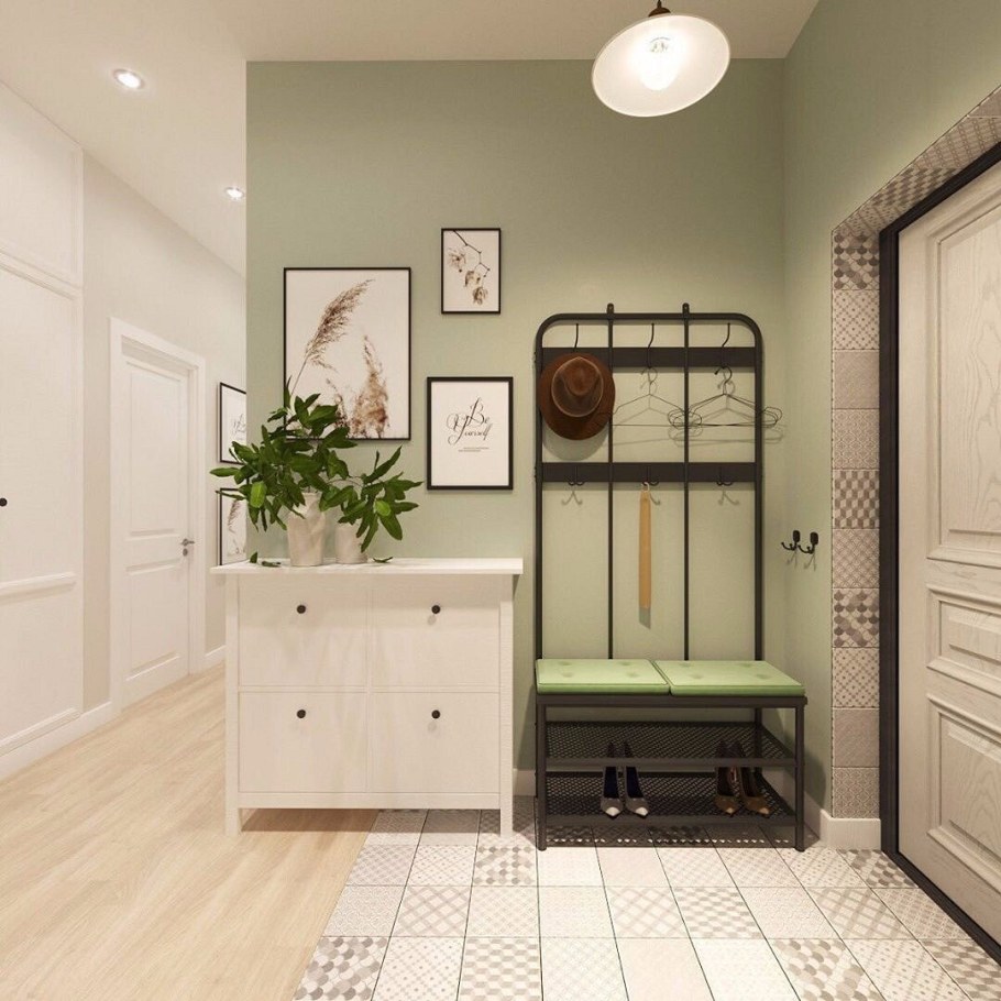 Интерьер маленькой прихожей