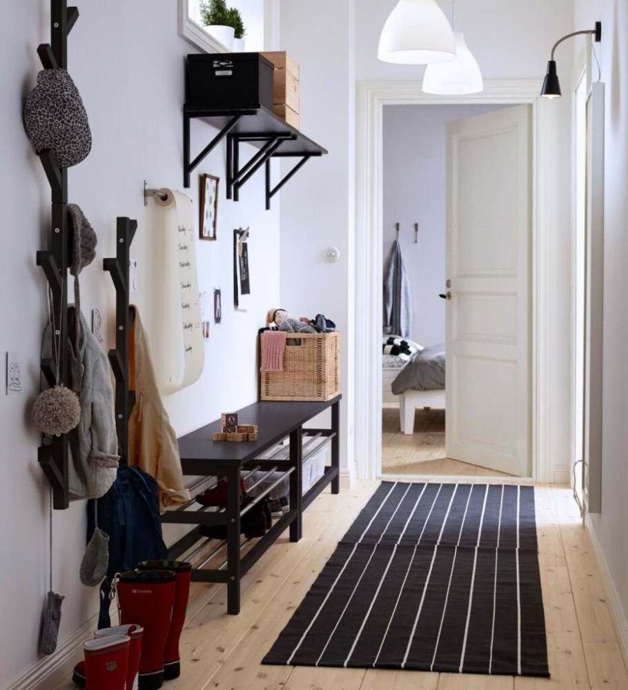 Прихожая в стиле Сканди