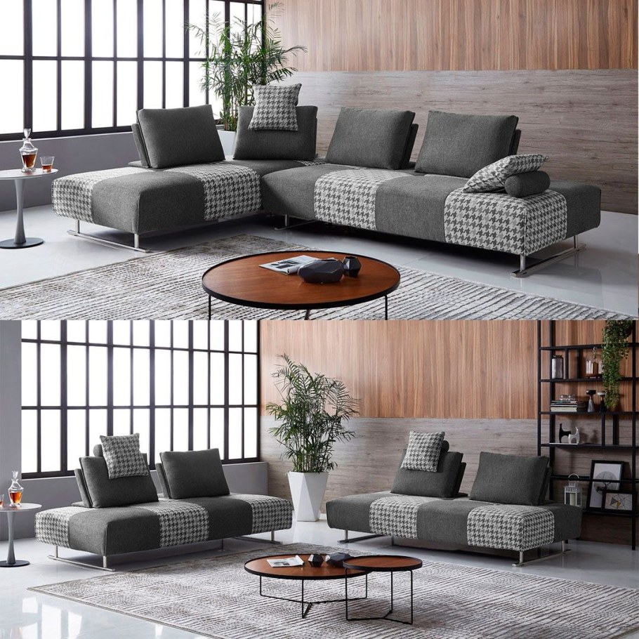 Графитовый диван