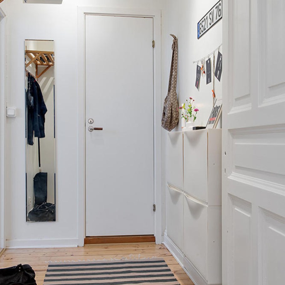 Сканди прихожая икеа