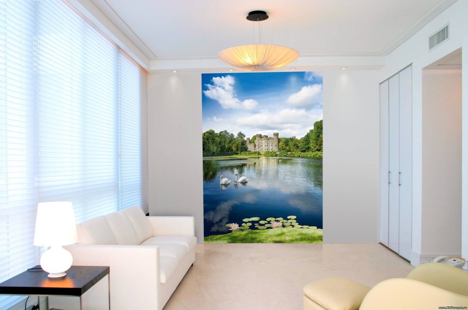 Фотообои на стену в гостиную