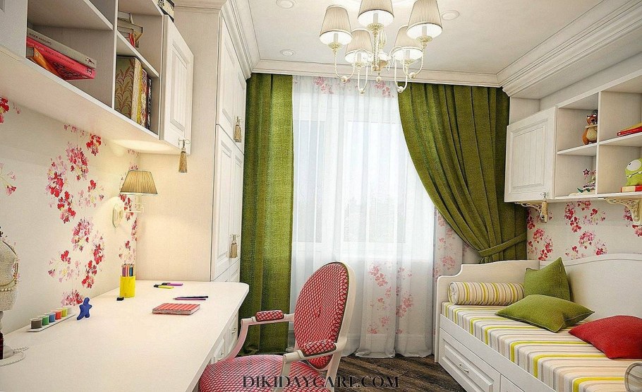 Комната для двух девочек 8кв м