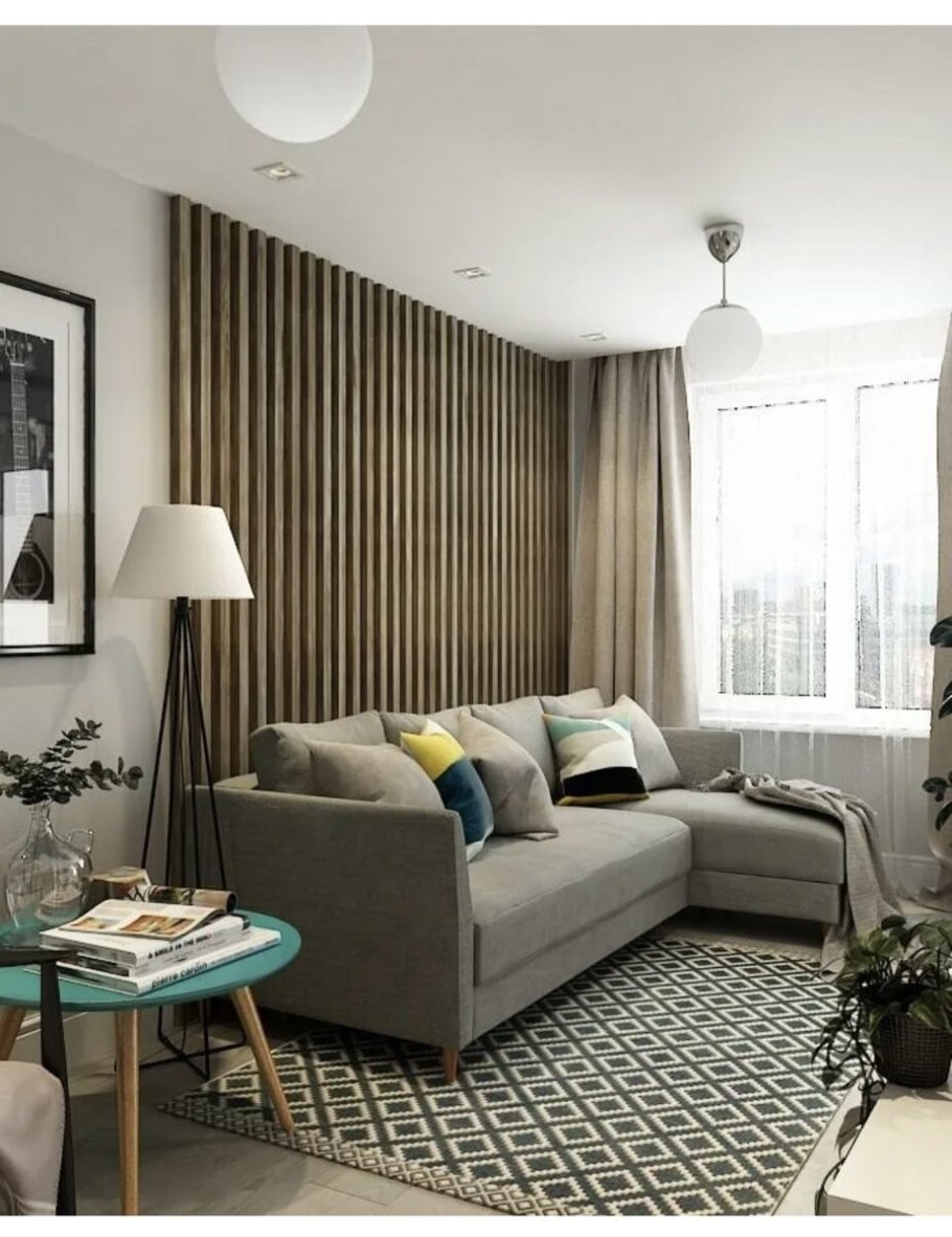 Декор стен в гостиной в современном