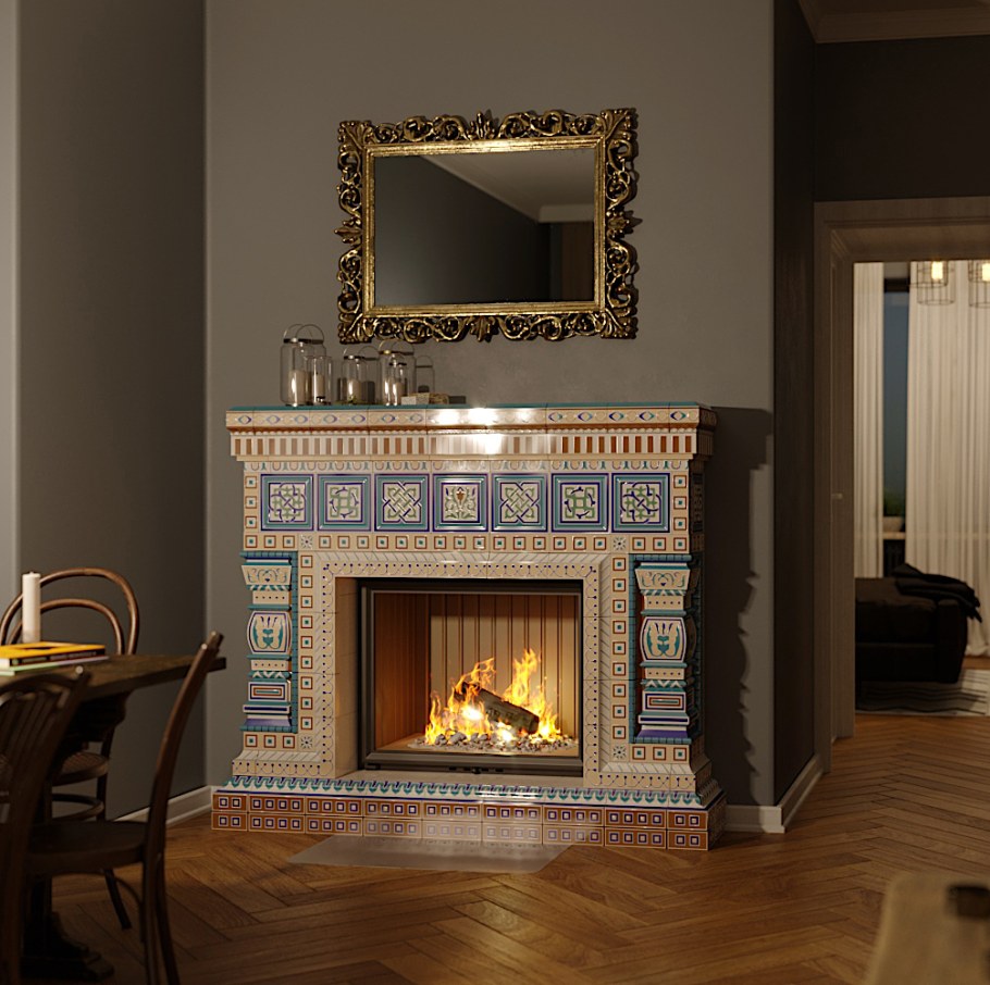 Kerama Marazzi облицовка камина