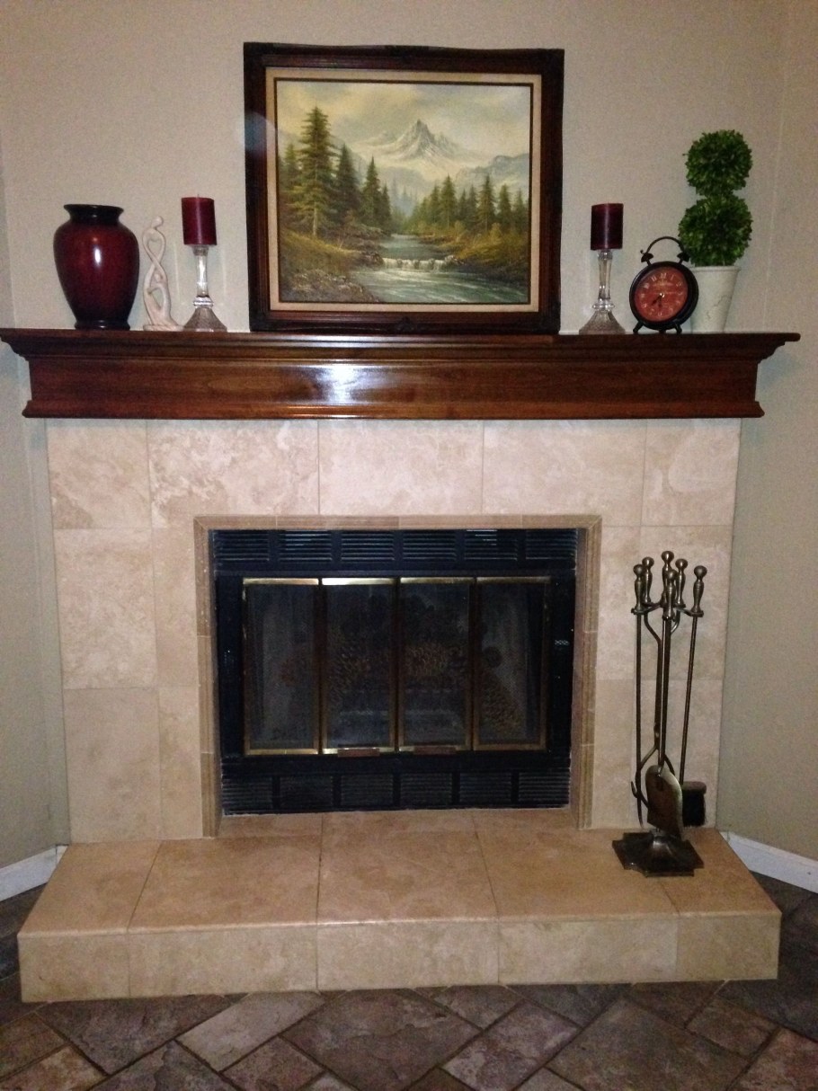 Отделка камина