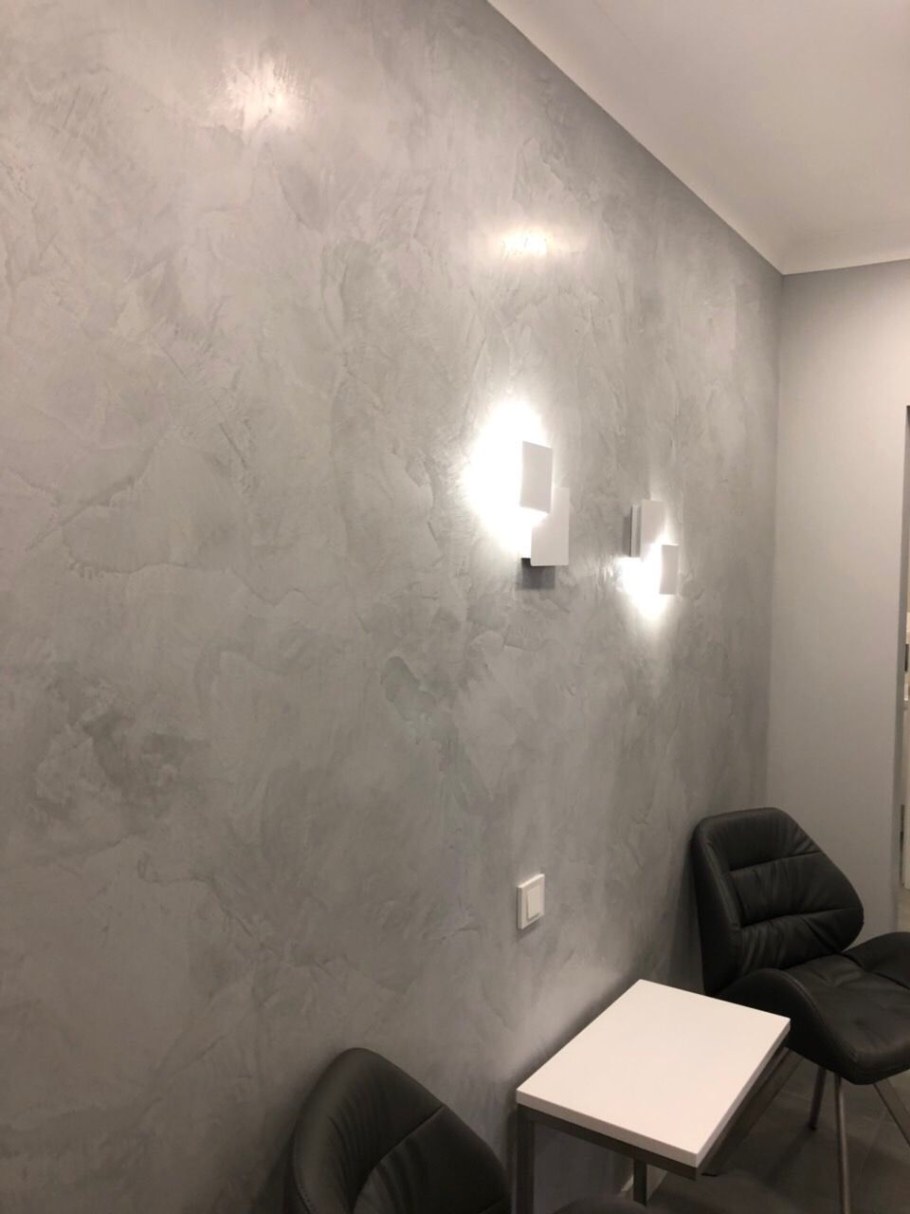 Венецианская штукатурка Каррара в интерьере