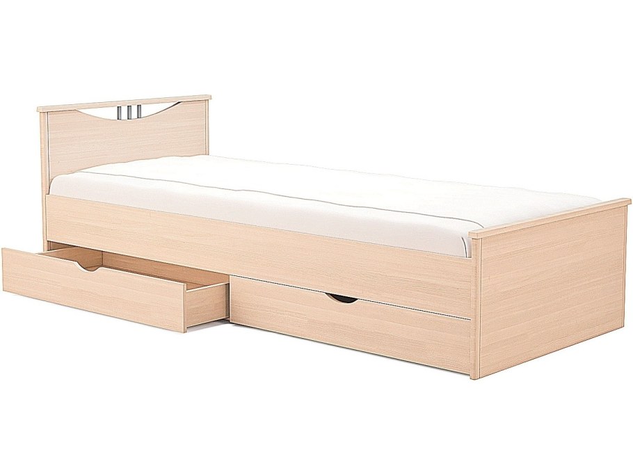 Кровать Мелисса 900(шимо светлый)