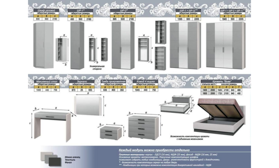 Шкаф Вива Браво мебель
