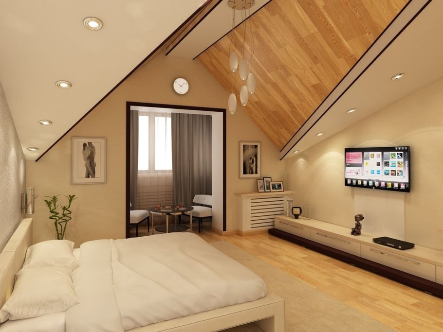 Дом с мансардой