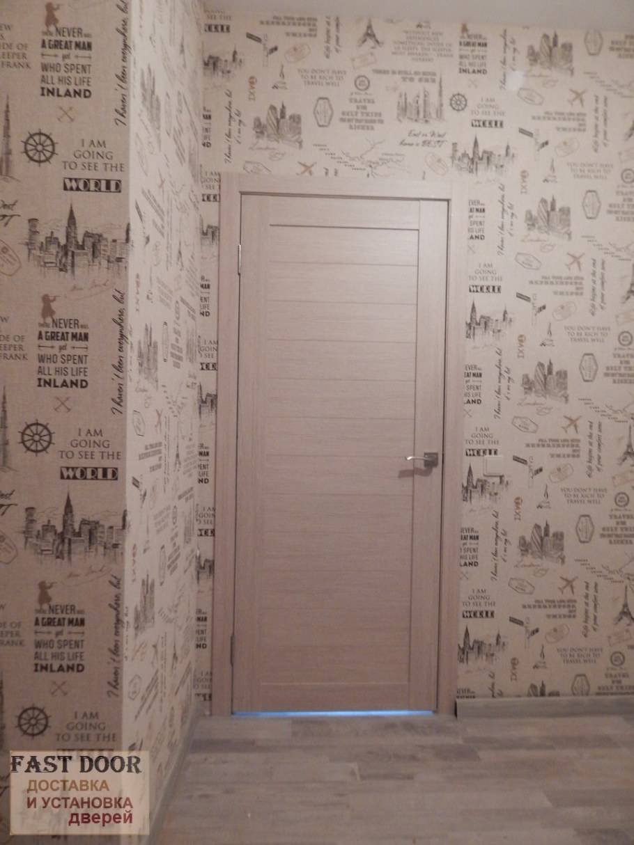 Двери цвета капучино в интерьере