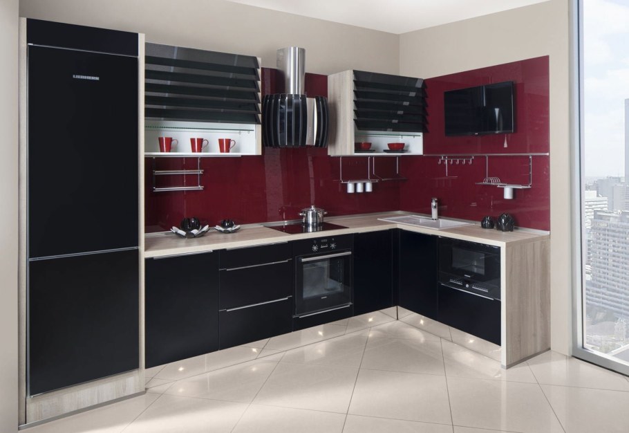 Современные кухни угловые