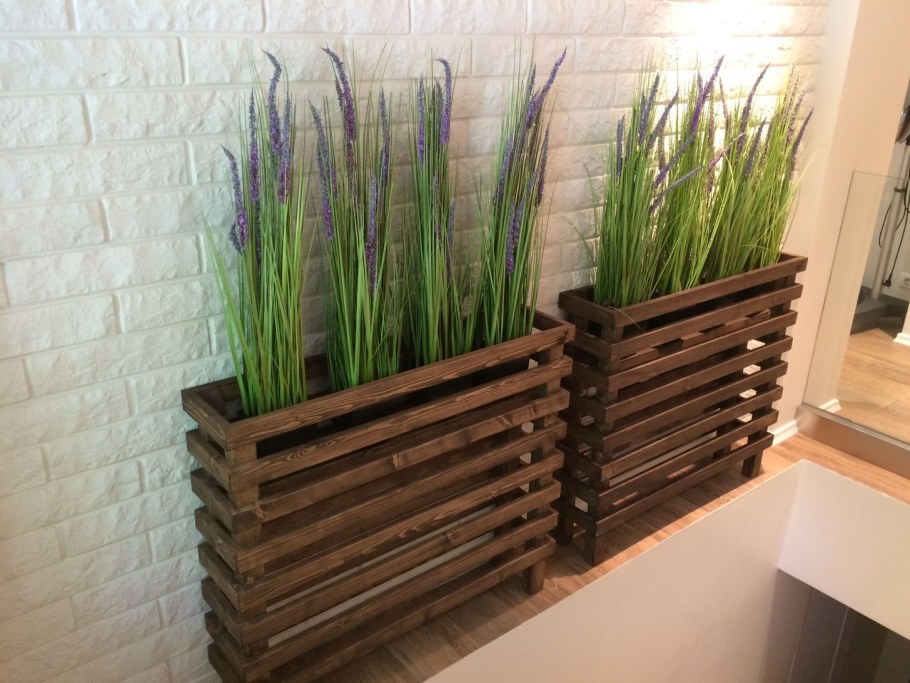 Деревянные вазоны