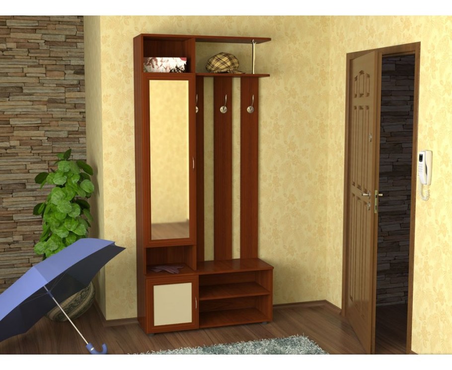 Прихожая "премьера" PV-600 вешалка (венге/дуб мол) - Евромебель