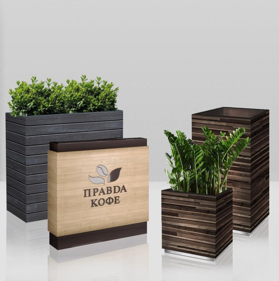 Деревянные кашпо Фабиан Смит