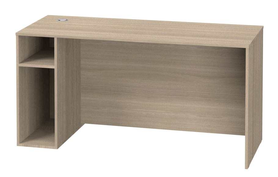 Стол компьютерный премиум 1450 (ясень шимо светлый)