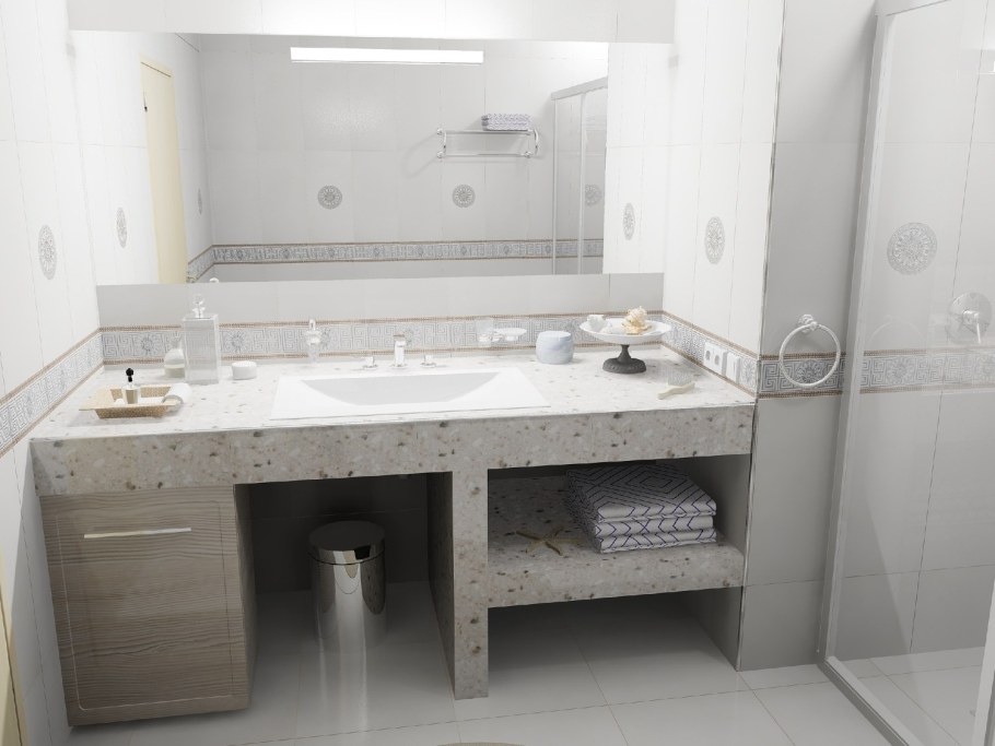 Плитка Цезарь в ванной