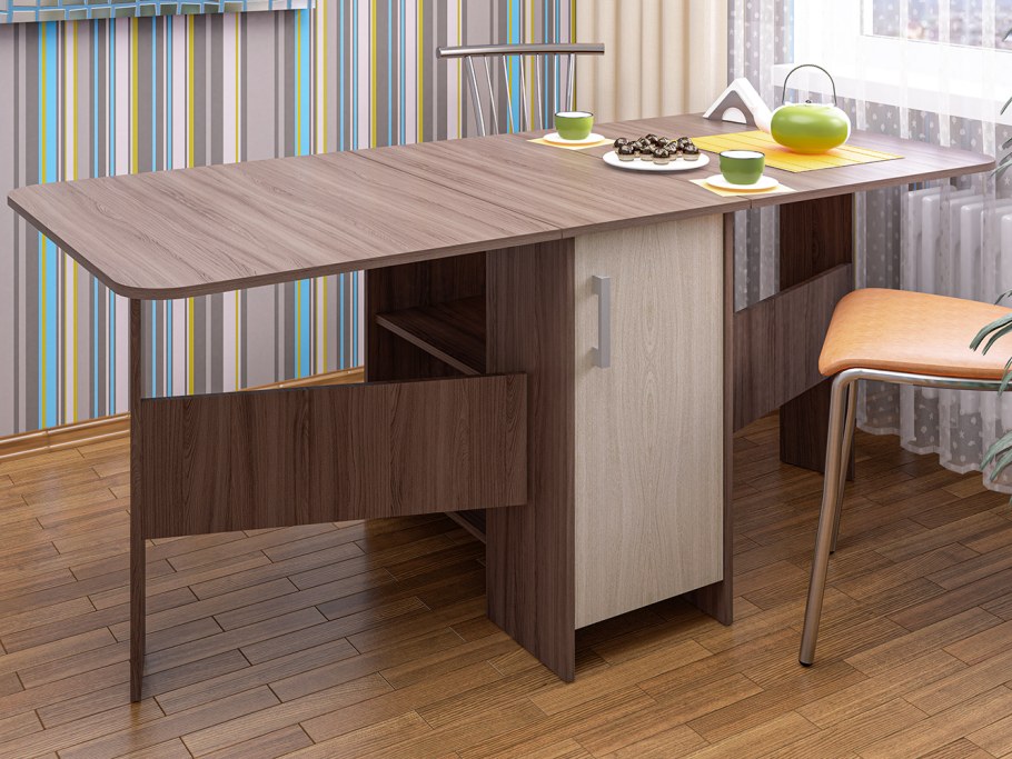 Стол прямоугольный пирамида ст-2 40x180 см ЛДСП цвет дуб сонома