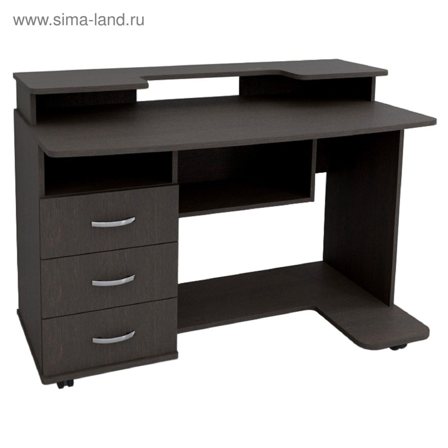 Стол компьютерный Юниор-1 (ясень шимо темный/ясень шимо светлый)
