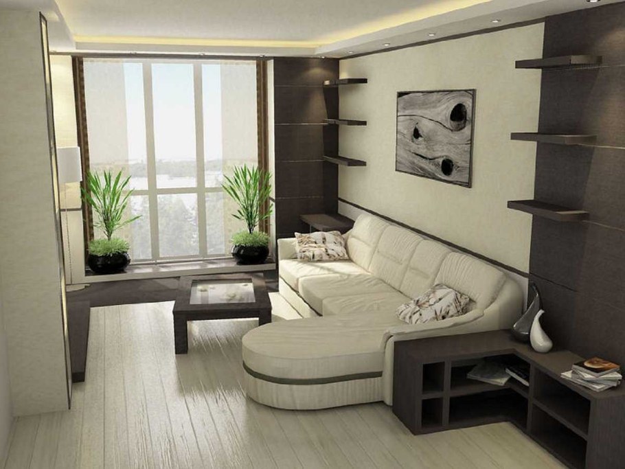 Планировка гостиной