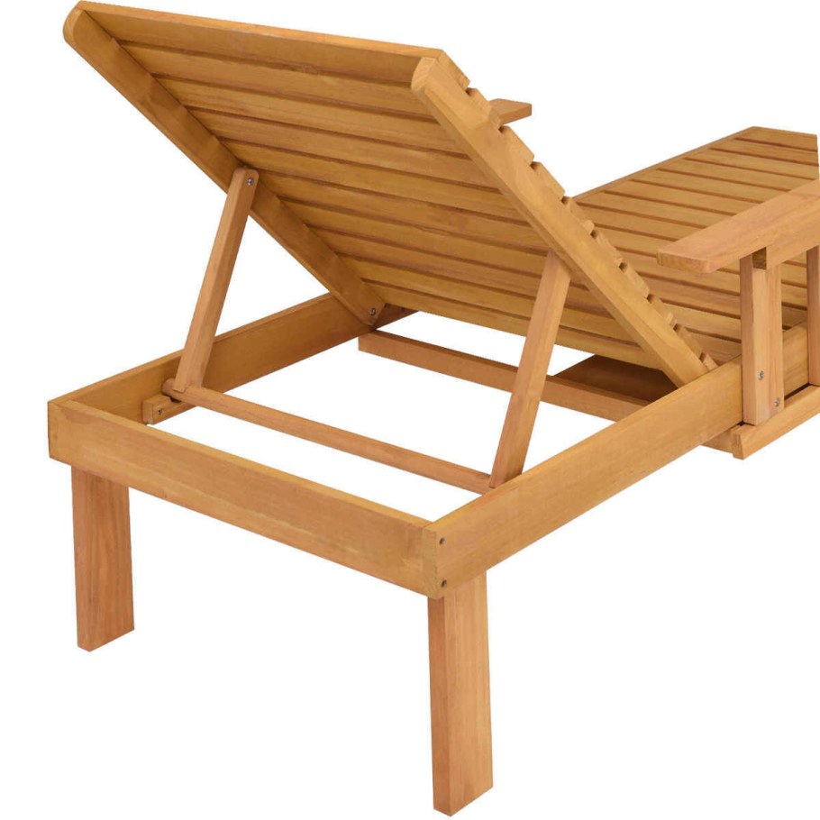 Шезлонг из дерева