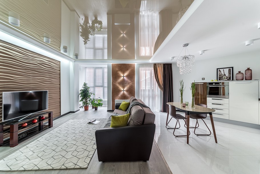 Потолок в интерьере