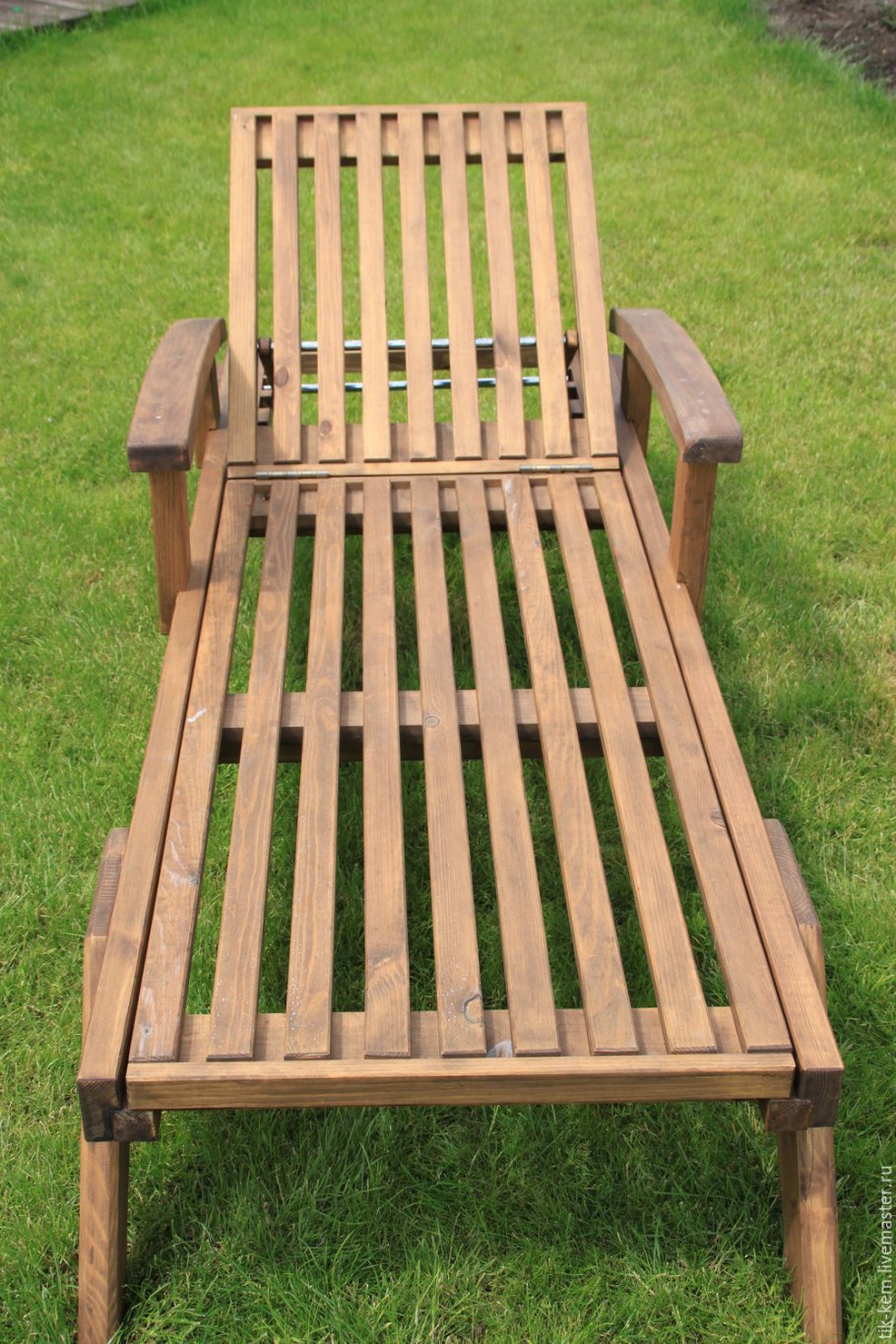 Деревянные лежаки для дачи