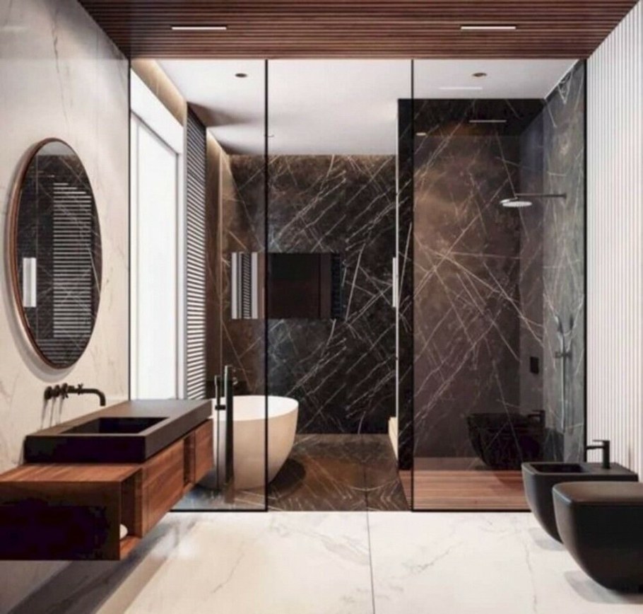 Душевая кабина Марбл Блэк