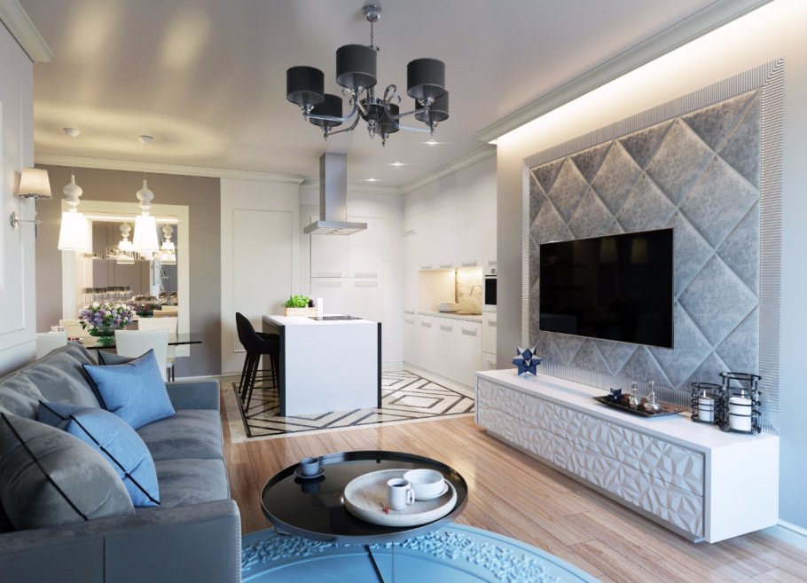 Телевизор в гостиной