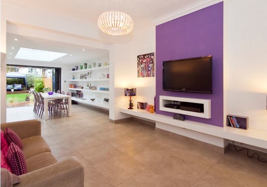 Гостиная с телевизором