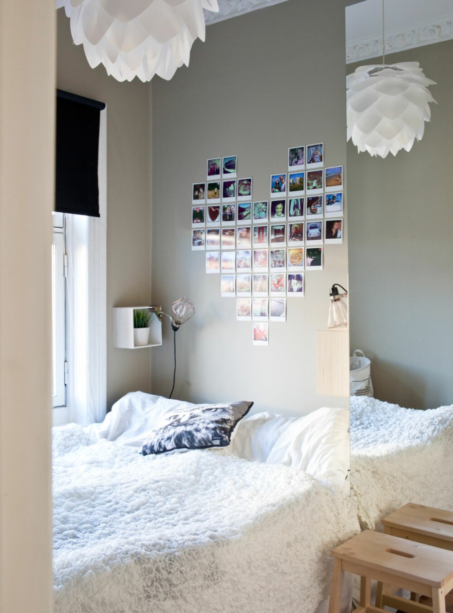 Украшение стены над кроватью