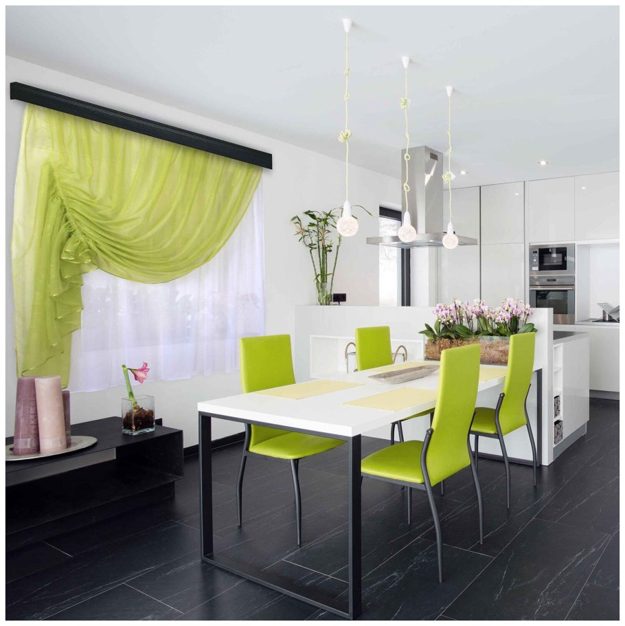 Кухня с яркими акцентами