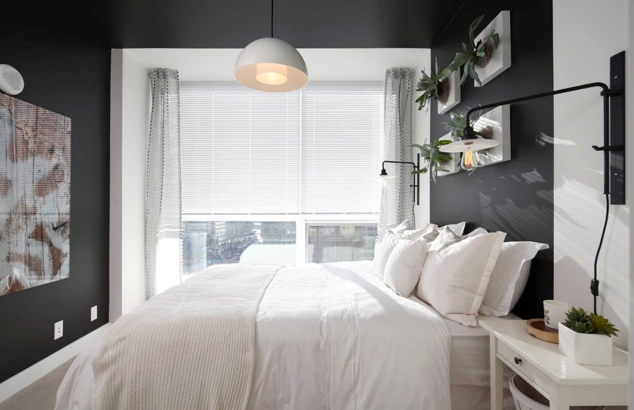 Стильная маленькая спальня