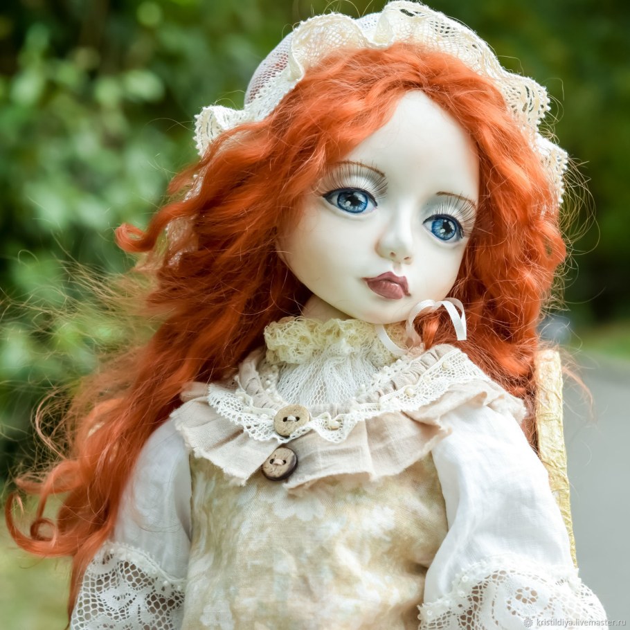 Фарфоровые куклы рыжие