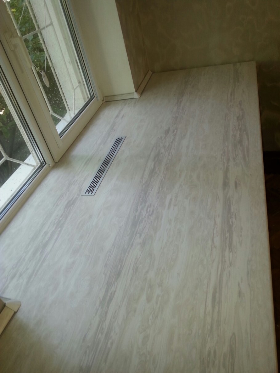 Олива Жемчужная столешница 120