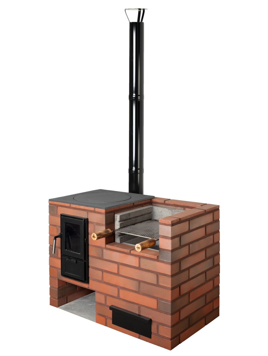 Финская уличная печь варочная печь