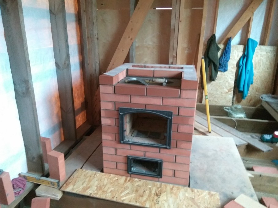 Отопительно варочная печь 3х3 кирпича