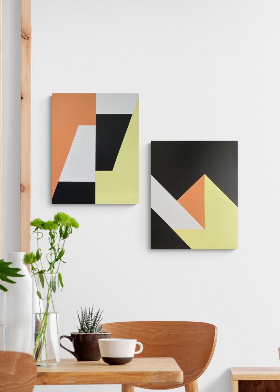 Картины геометрические интерьерные