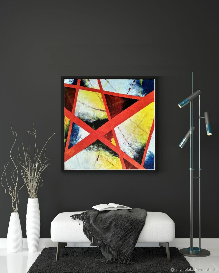 Картины геометрические интерьерные