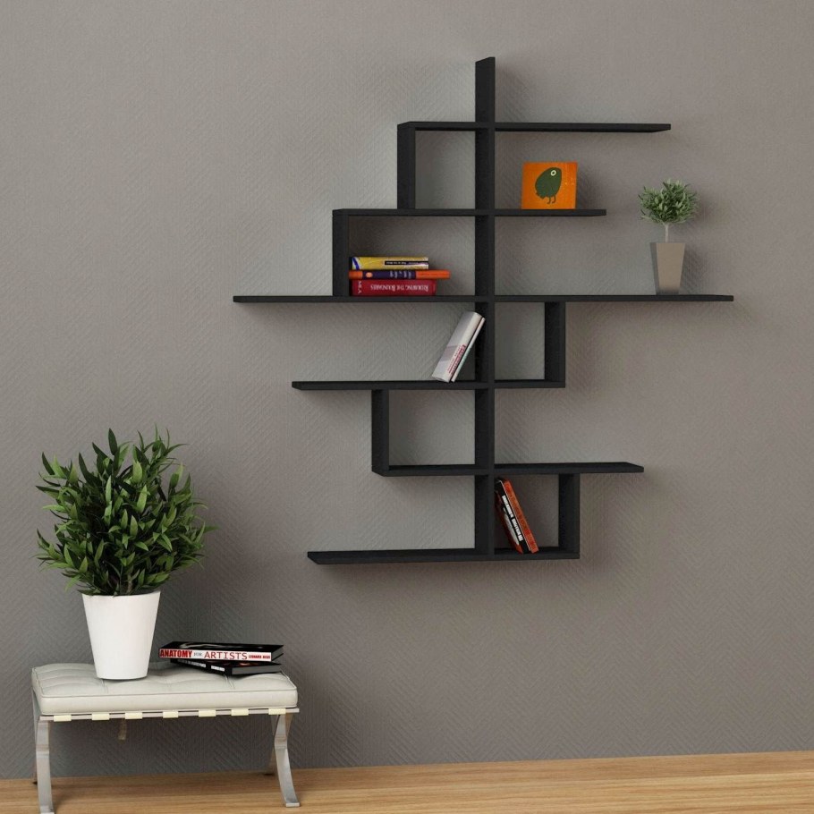 Полка "Wall Shelf-s (bas WL-001)" белая