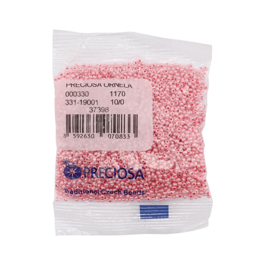 Бисер розовый алебастр номер