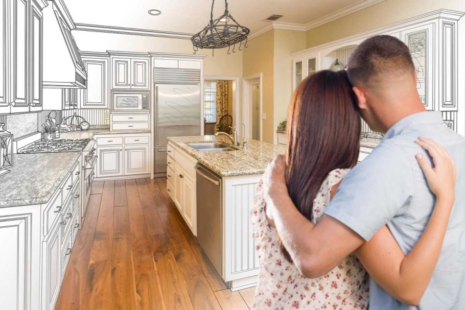 Семья на кухне