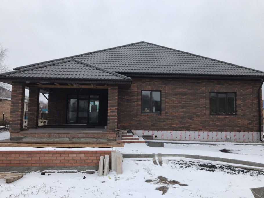 Одноэтажныйдом бовврская кладка