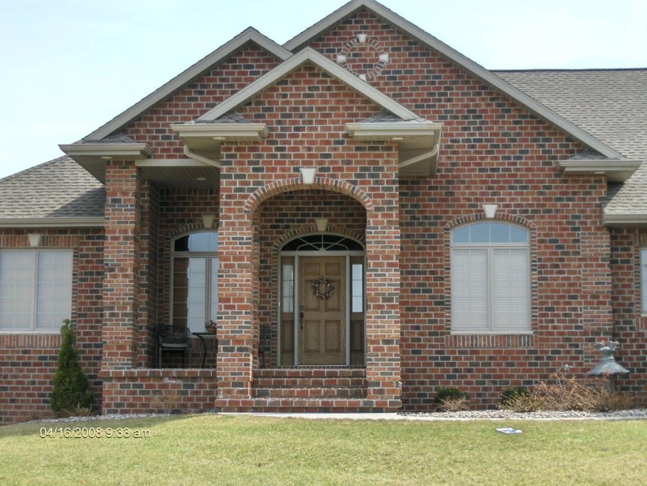 Красивые фасады из кирпича